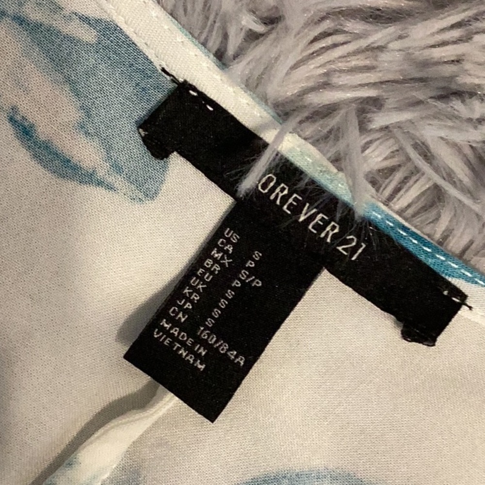 Forever 21 floral wrap high/low dress size small - Picture 8 of 8